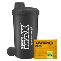 SPORT-MAX Shaker 700 ml + nowmax® WPC 80 Whey Protein Concentrate 30 g