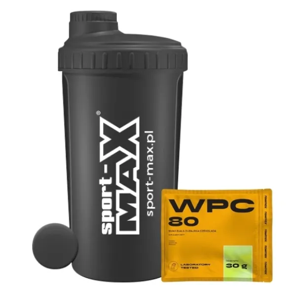 SPORT-MAX Shaker 700 ml + nowmax® WPC 80 Whey Protein Concentrate 30 g