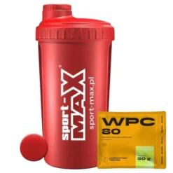 SPORT-MAX Shaker 700 ml + nowmax® WPC 80 Whey Protein Concentrate 30 g