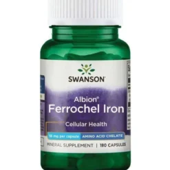 SWANSON Albion Chelat Żelaza Ferrochel 18mg 180 kaps