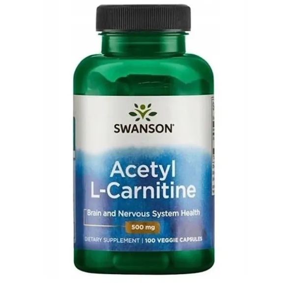 SWANSON ALC Acetyl L-Karnityny 500mg 100 kaps