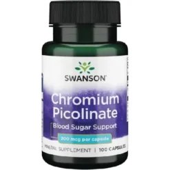 SWANSON Chrom Pikolinian 200mcg 100 kaps