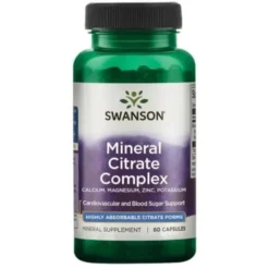 SWANSON Cytryniany - Multi Mineral Citrate Complex 60 kaps