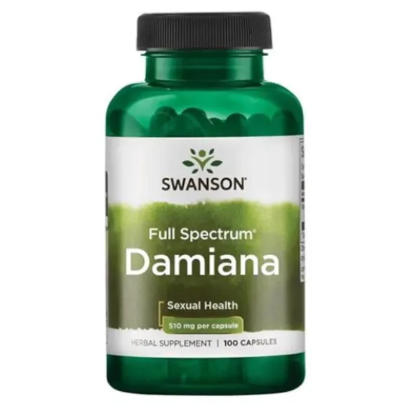 SWANSON Damiana 510mg 100 kaps