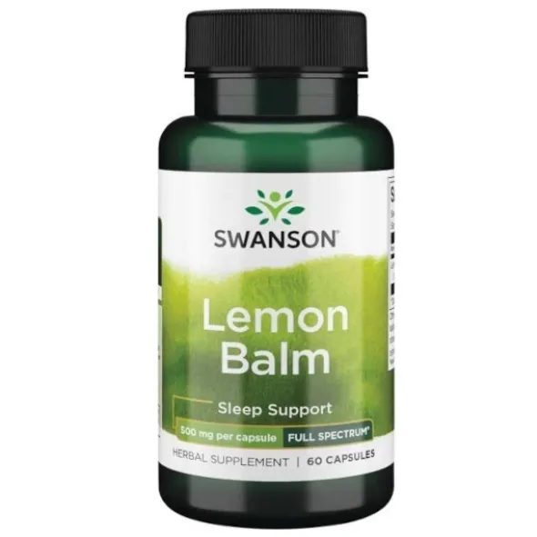 SWANSON FS Lemon Balm 500mg 60 kaps