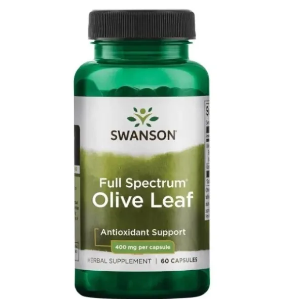 SWANSON FS Olive Leaf 400mg 60 kaps