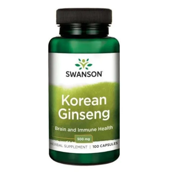 SWANSON Ginseng - Żeń-Szeń 500 mg 100 kaps