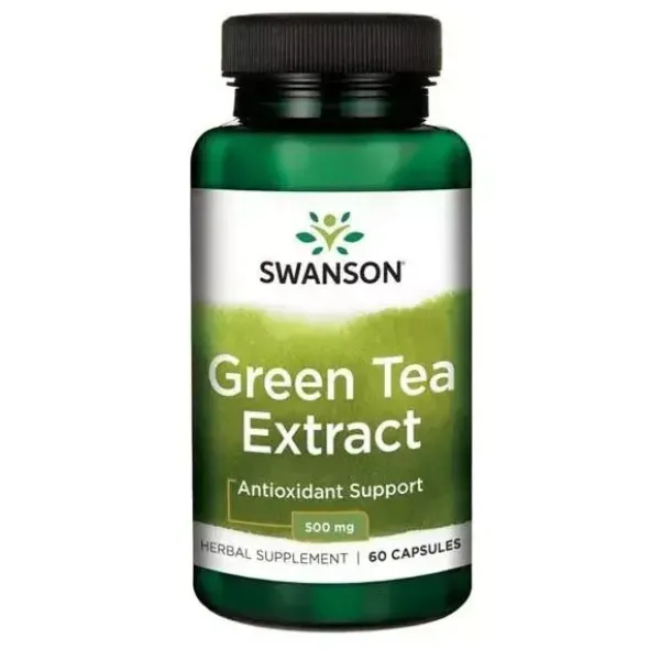 SWANSON Green Tea Extract 500mg 60 kaps