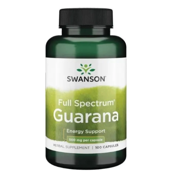 SWANSON Guarana 500mg 100 kaps