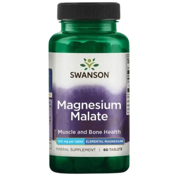 SWANSON Jabłczan Magnezu 60 kaps