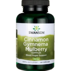 SWANSON Kompleks Cynamonu, Gymnemy i Morwy 120 kaps