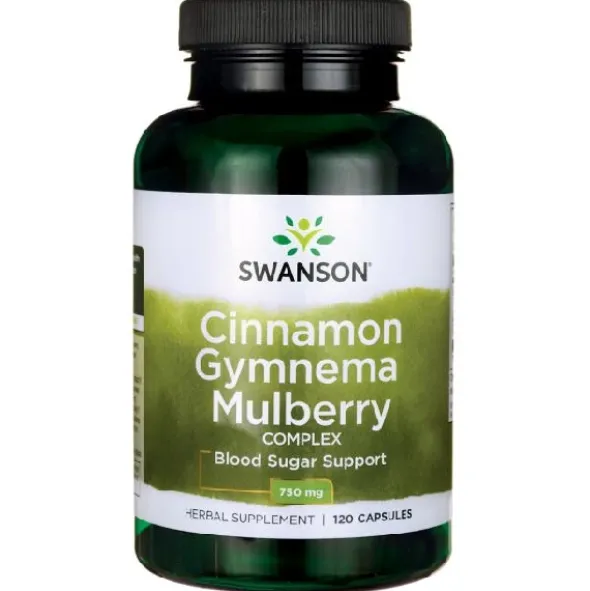 SWANSON Kompleks Cynamonu, Gymnemy i Morwy 120 kaps