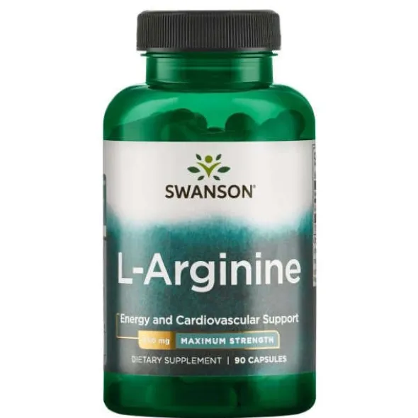 SWANSON L-arginina Forte 850 mg 90 kaps
