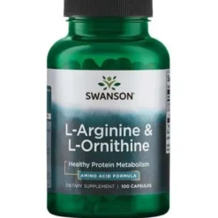 SWANSON L-Arginina & L-Ornityna 100 kaps