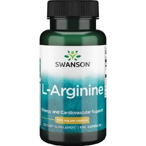 SWANSON L-Arginina 500 mg 100 kaps
