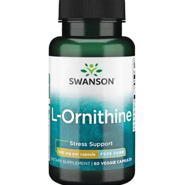 SWANSON L-Ornityna 500 mg 60 kaps
