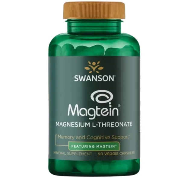 SWANSON Magtein L-Treonian Magnezu 90 kaps
