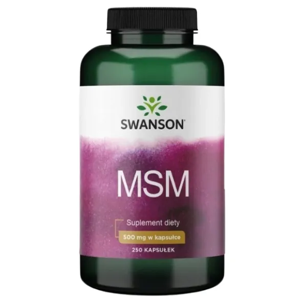 SWANSON MSM 500mg 250 kaps