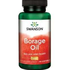 SWANSON Olej z Ogórecznika - Borage Oil 60 kaps
