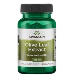 SWANSON Olive Leaf Extract - Liść Oliwny 500 mg 60 kaps