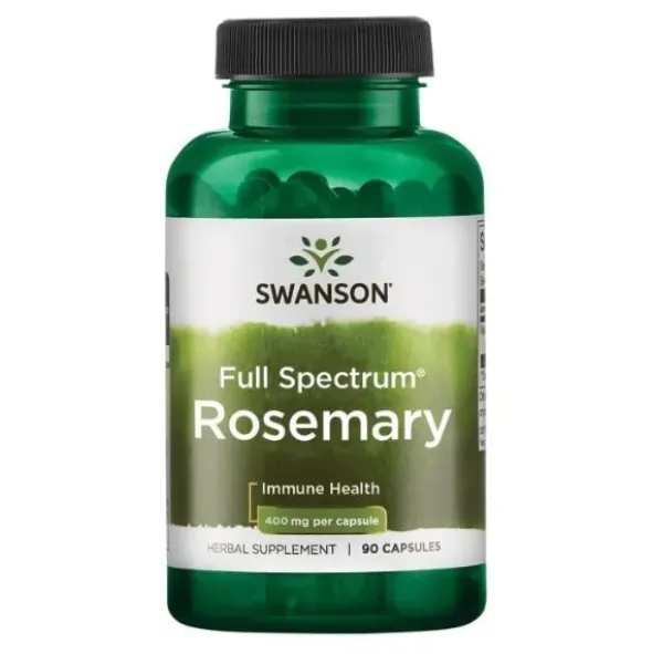 SWANSON Rozmaryn 400 mg 90 kaps