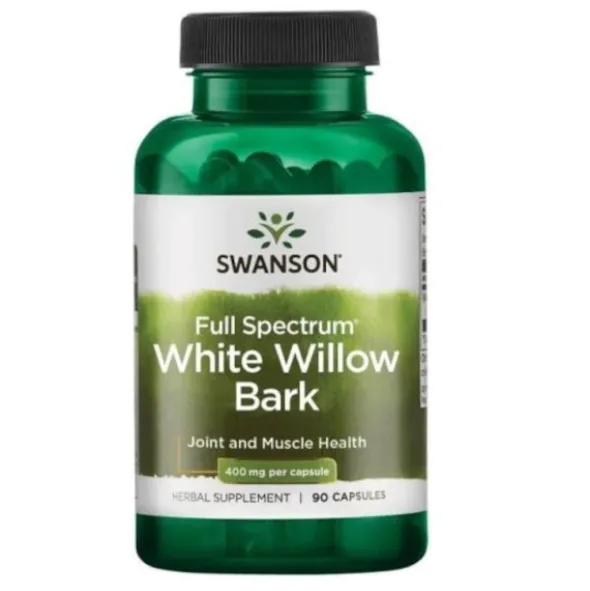 SWANSON White willow bark (Biała wierzba) 400mg 90 kaps