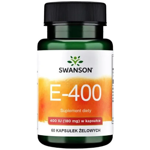 SWANSON Witamina E 400IU 60 kaps