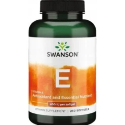 SWANSON Witamina E 400IU Naturalna 250 kaps