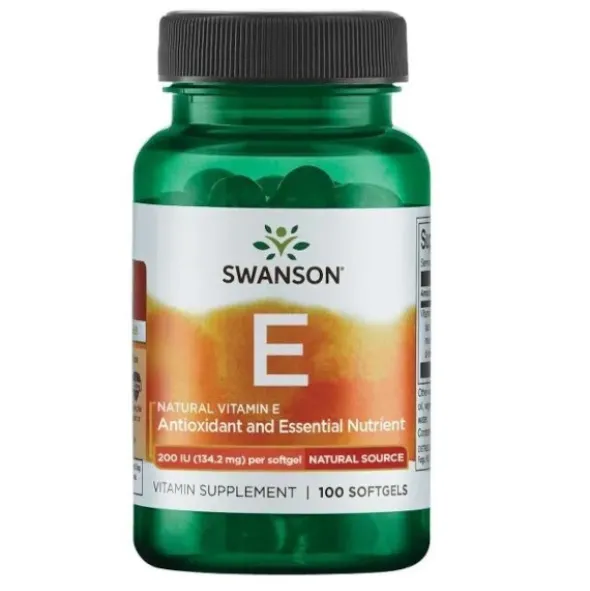 SWANSON Witamina E Naturalna 200IU 100 kaps