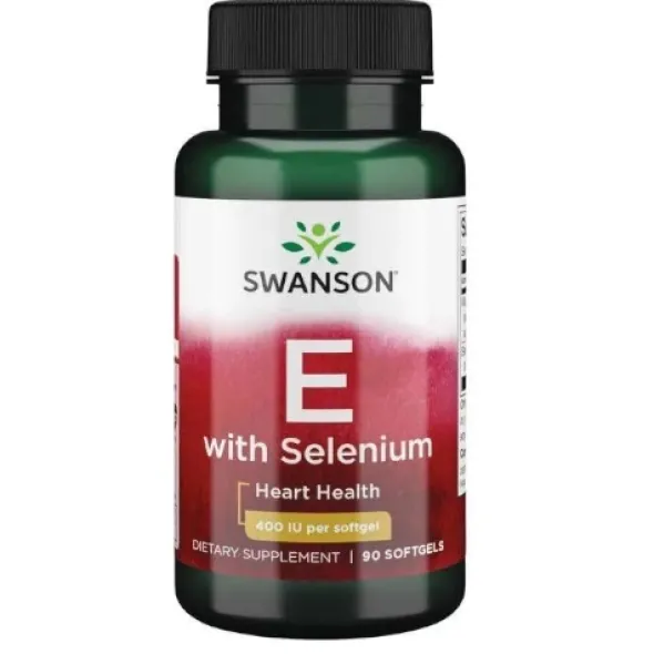 SWANSON Witamina E & Selen 90 kaps