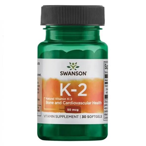 SWANSON Witamina K2 naturalna 50mcg 30 żel
