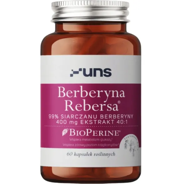 UNS Berberyna Rebersa® + Bioperine 60 kaps