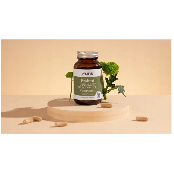 UNS Brahmi + Bioperine Bacopa Monnieri 60 kaps