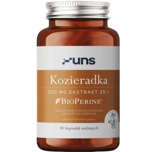 UNS Kozieradka + Bioperine 90 kaps