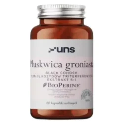 UNS Pluskwica Groniasta + Bioperine (Black Cohosh) 60 kaps