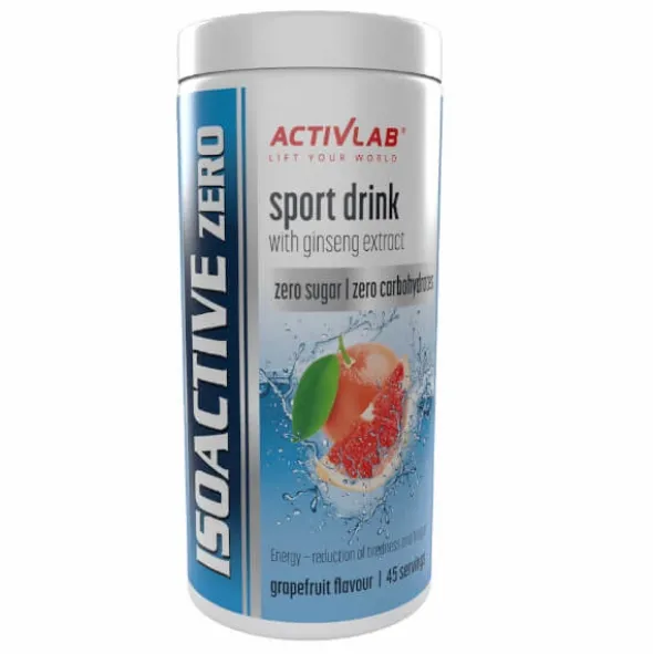 Węglowodany Izotonik ACTIVLAB Isoactive Zero 225 g + nowmax® Isotonic Drink 25 g