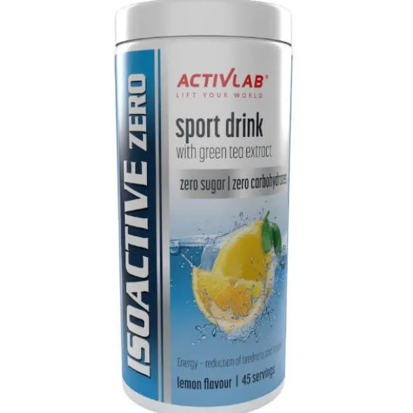 Węglowodany Izotonik ACTIVLAB Isoactive Zero 225 g + nowmax® Isotonic Drink 25 g