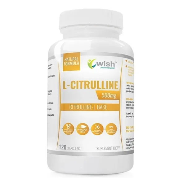 WISH L-Cytrulina 500mg Vege 120 kaps