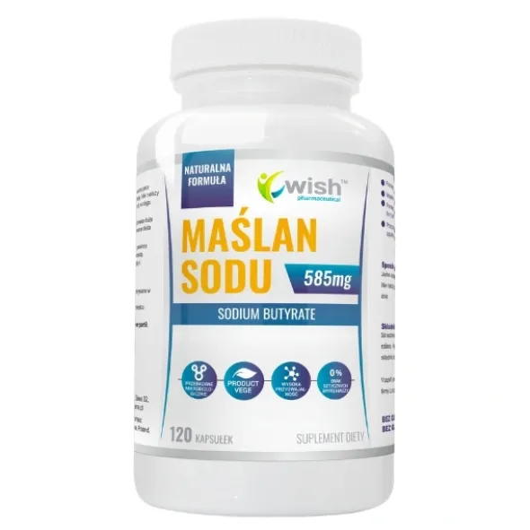 WISH Maślan Sodu 585 mg 120 kaps