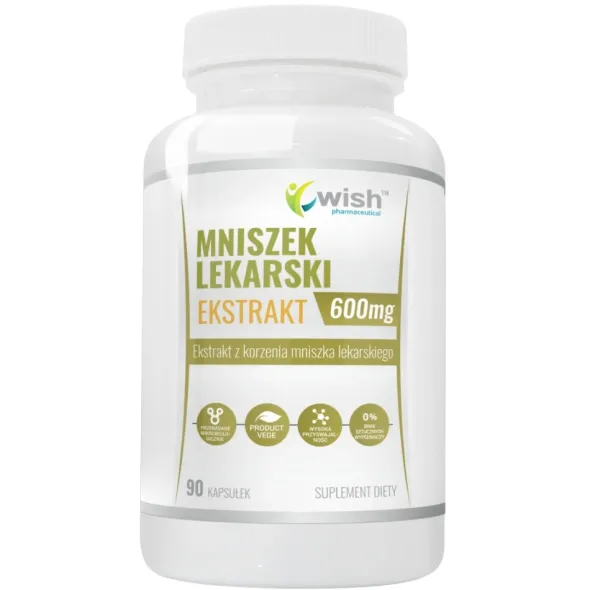 WISH Mniszek Lekarski Ekstrakt 600 mg 90 kaps