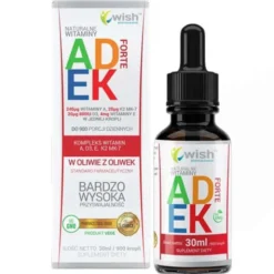 WISH Naturalna Witamina ADEK FORTE w kroplach 30 ml