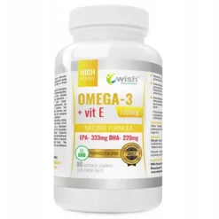 WISH Omega 3 + Vitamina E 90 kaps