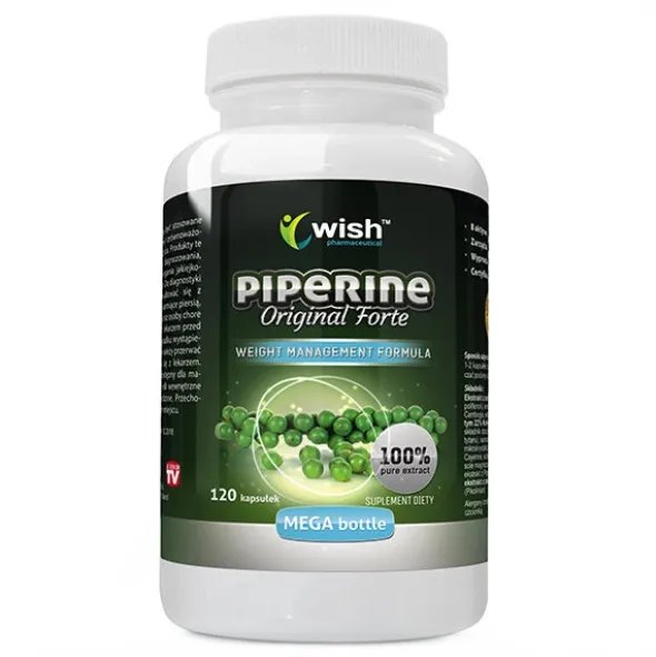 WISH Piperine Original Forte Plus 8w1 120 kaps