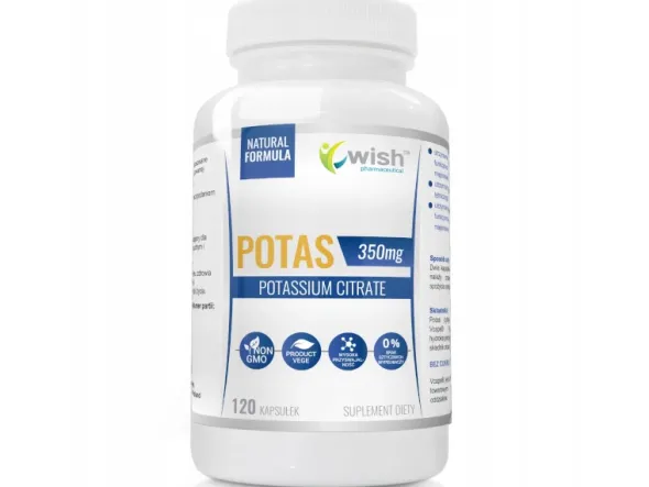 WISH Potas 350mg 120 kaps