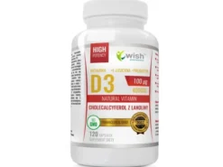 WISH Witamina D3 100mcg 4000IU + Prebiotyk 120 kaps