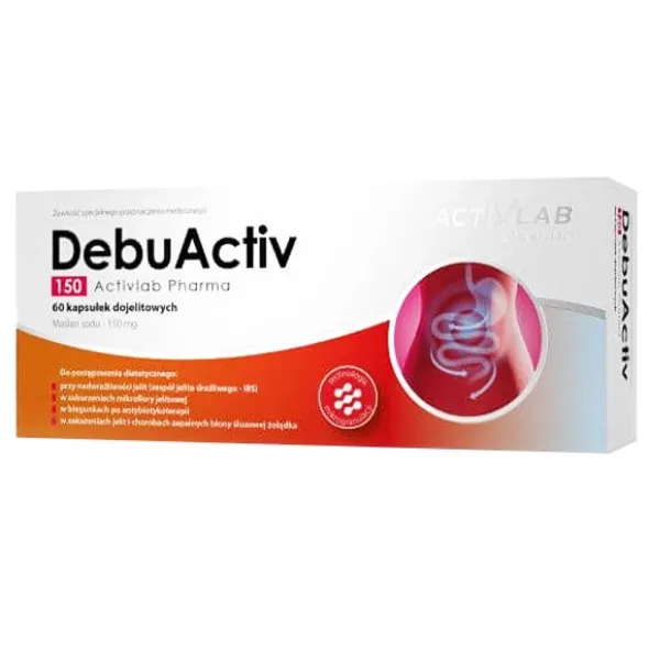 Wsparcie Jelit Maślan Sodu ACTIVLAB DebuActiv Forte 150 60 kaps