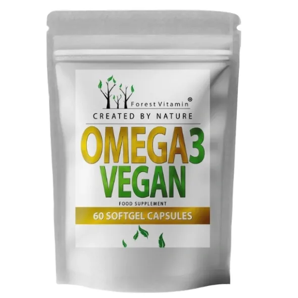 2x FOREST VITAMIN Omega 3 Vegan 60 kaps