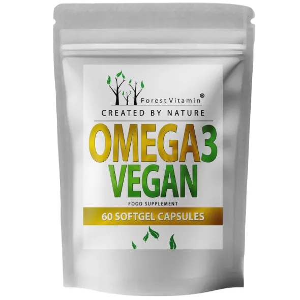 2x FOREST VITAMIN Omega 3 Vegan 60 kaps
