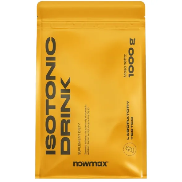 2x nowmax® Isotonic Drink 1000 g +nowmax® Bidon 750 ml Clear