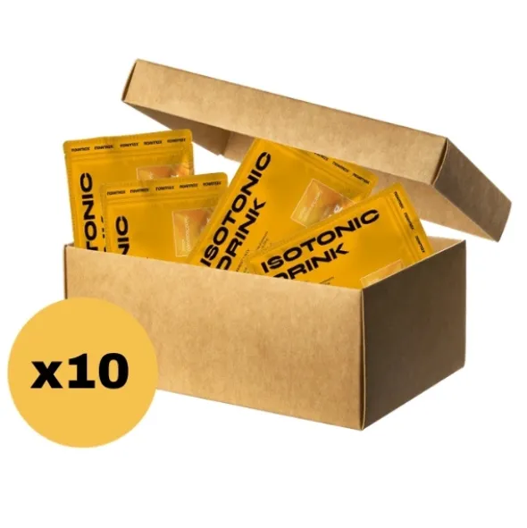 10x nowmax® Isotonic Drink 25 gPOMARAŃCZA
